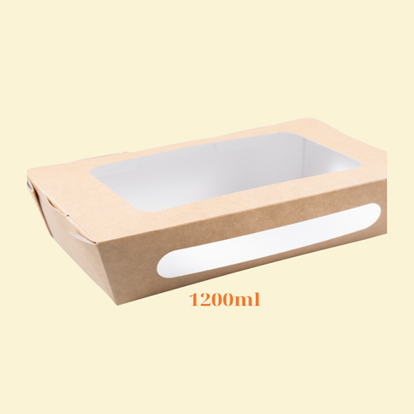 HGK44 – Hộp Kraft có cửa sổ 1200ml