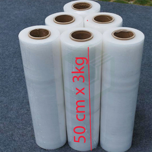 Màng PE Quấn Pallet 3kg 50cm Lõi Giấy 300 Gram